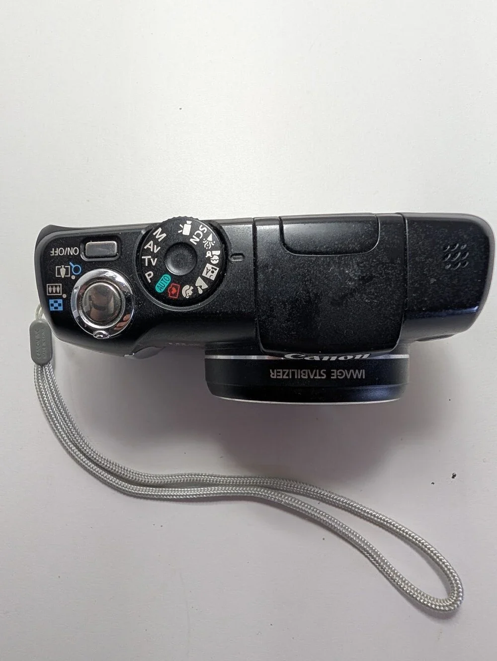 Lot Of 2 Canon PowerShot SX120 IS 10MP Digital Cameras 1 Works, 1 Parts Repair